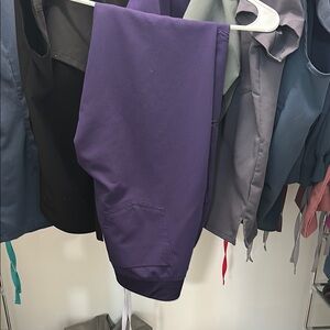 Figs Purple zamora jogger scrub Pants size S petite